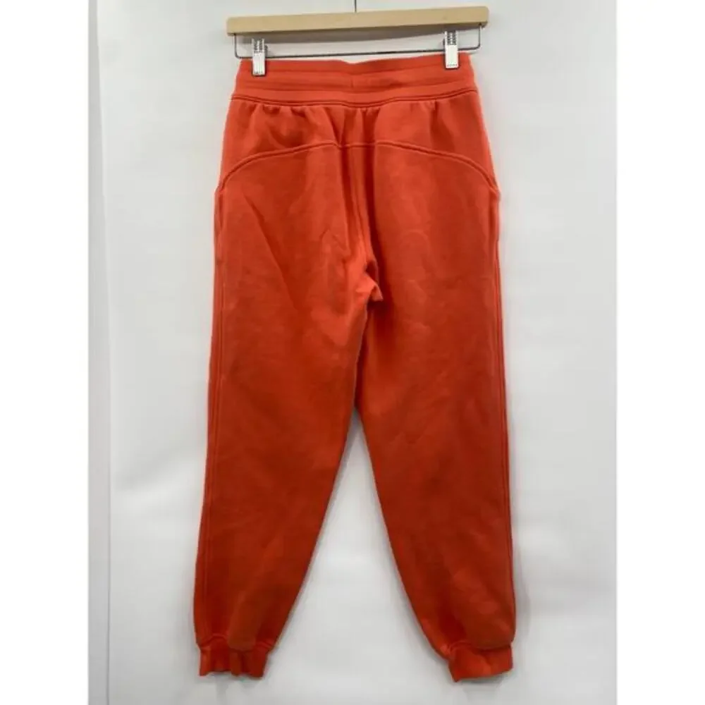 Lululemon orange scuba joggers‎